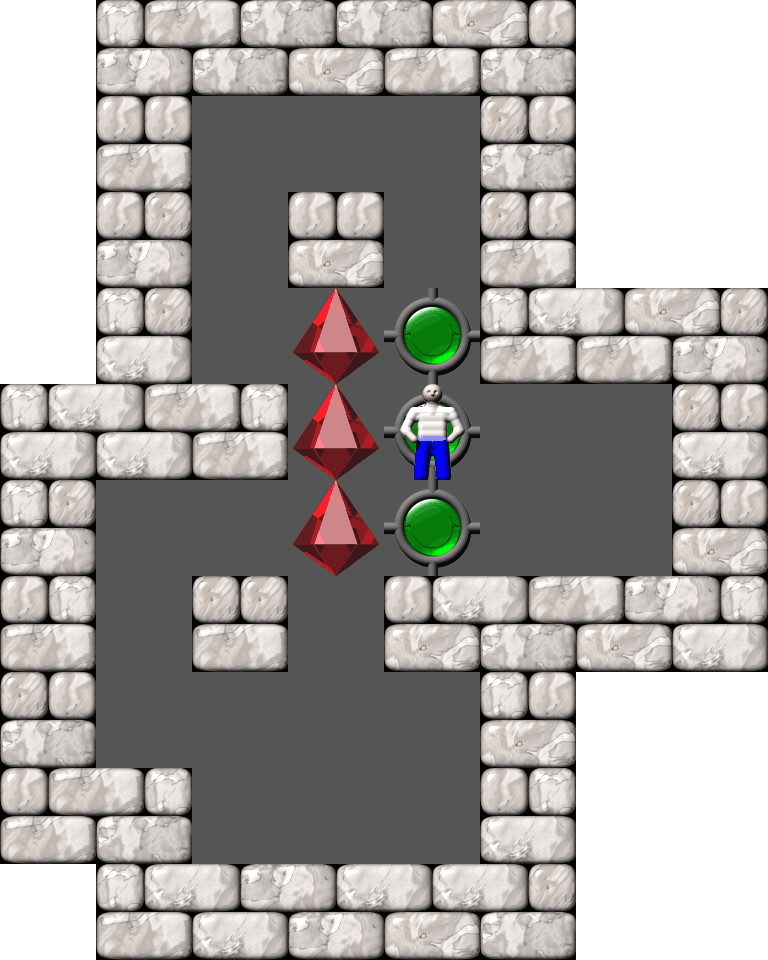 Sokoban Funny Template Levels level 93